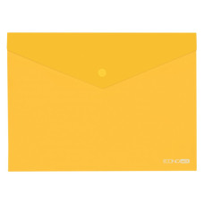 Папка - конверт Economix А5 180 мкм прозора, фактура "глянець", жовта (E31316-05)