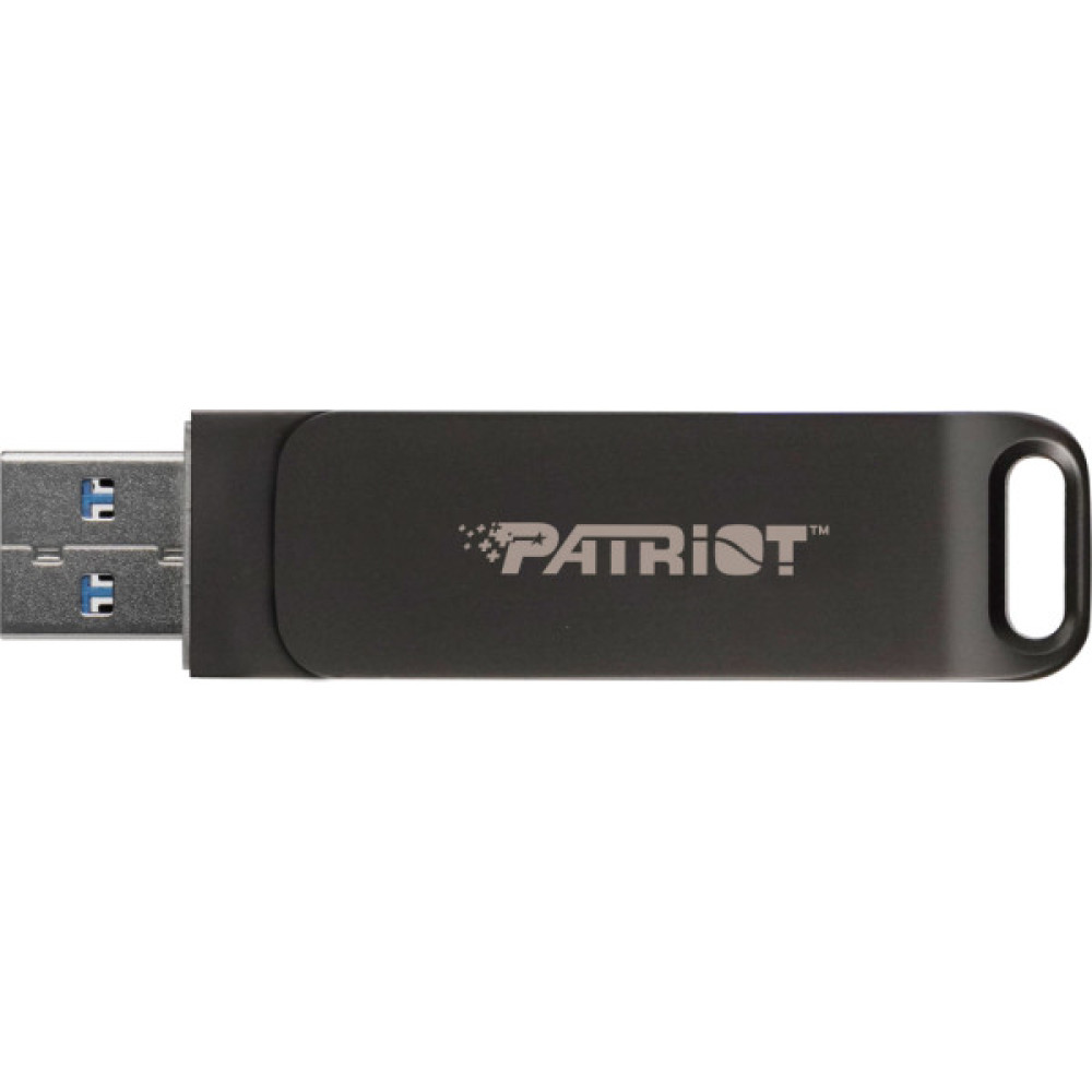 USB флеш накопичувач Patriot 128GB Rage R550 Matte Black USB 3.2/Type-C (PE128GR550DSAD)