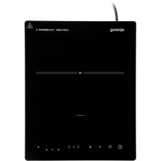 Плитка настільна Gorenje індукційна, конфорок - 1 на 2кВт, керування - сенсорне, таймер, чорний