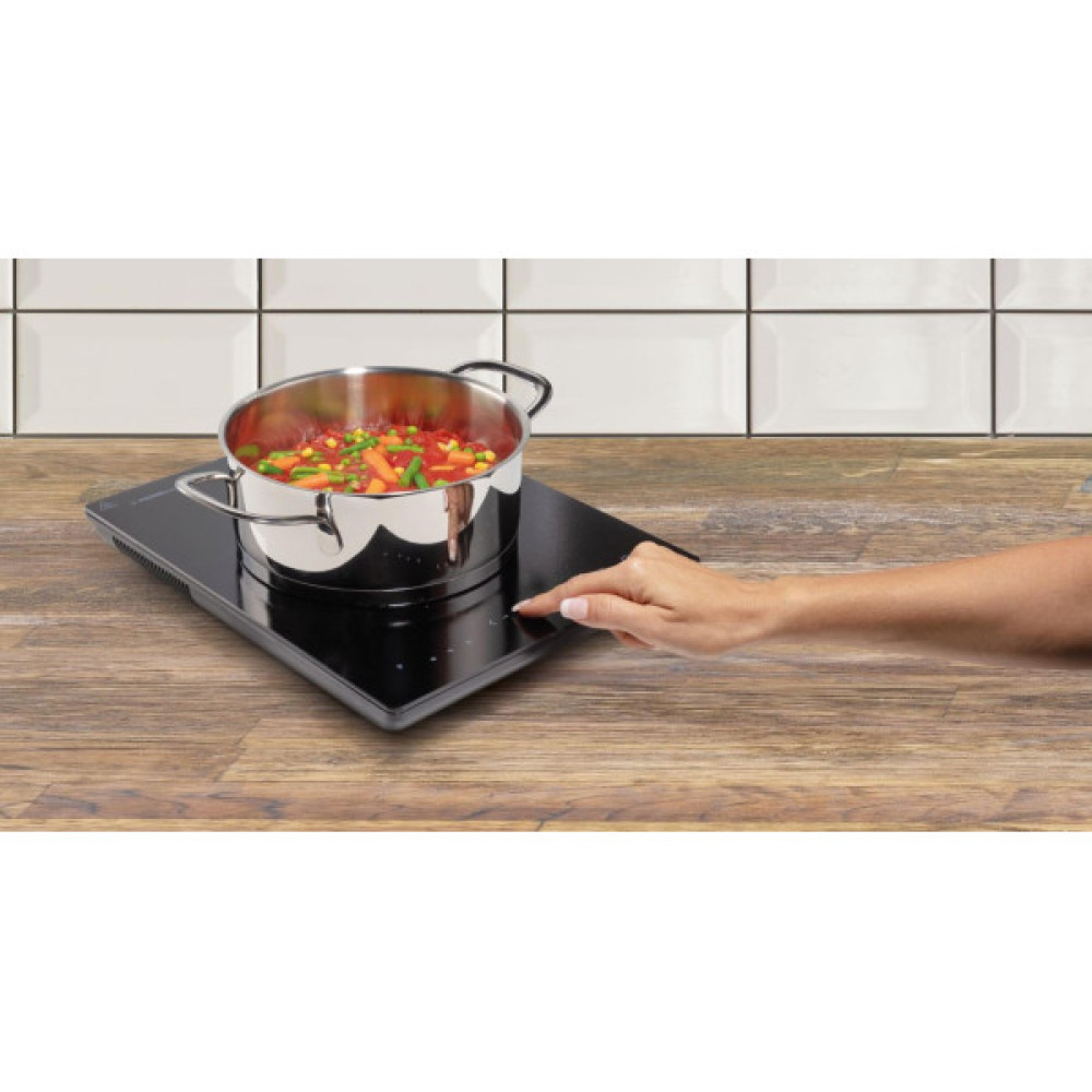 Плитка настільна Gorenje індукційна, конфорок - 1 на 2кВт, керування - сенсорне, таймер, чорний