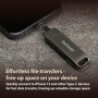 USB флеш накопичувач Patriot 128GB Rage R550 Matte Black USB 3.2/Type-C (PE128GR550DSAD)