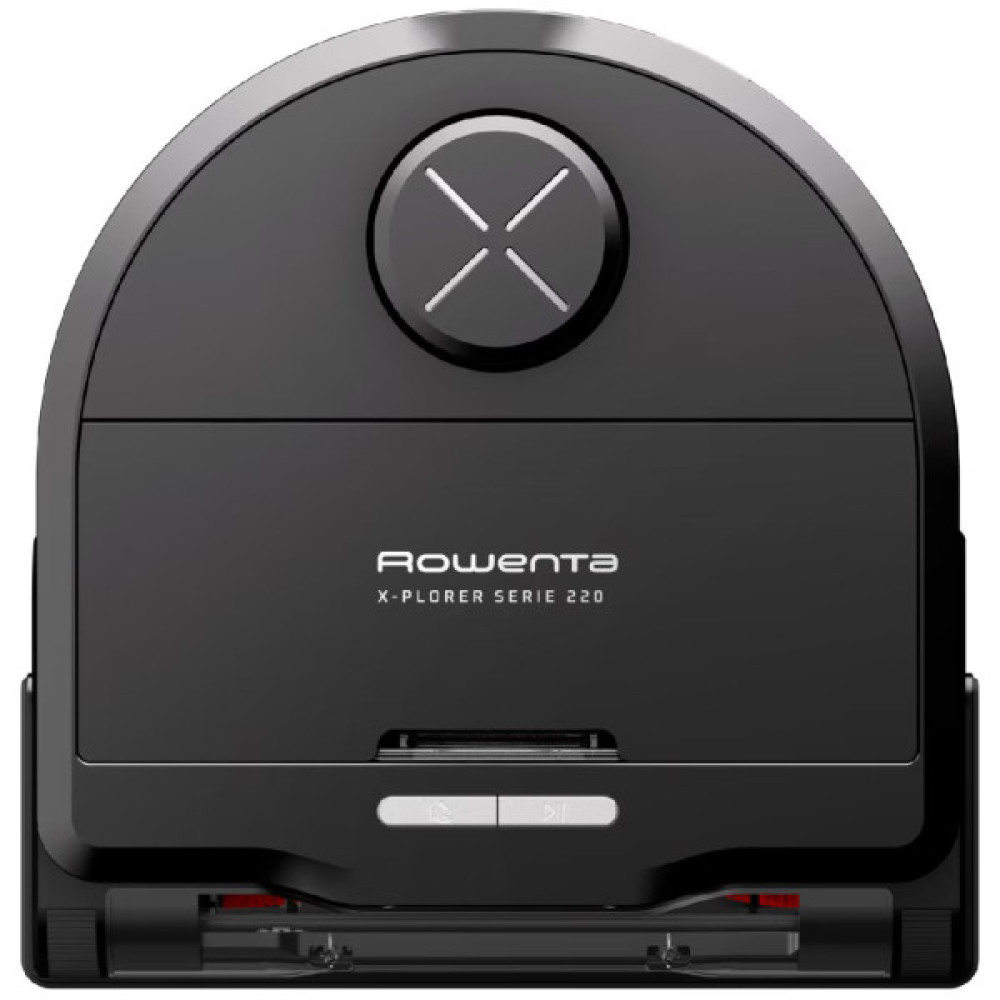 Робот-пилосос Rowenta миючий X-Plorer Serie 220, 5600ПаВт, h=9.7см, 0.35л, конт пил -0.22л, автон. робота до 120хв, чорний