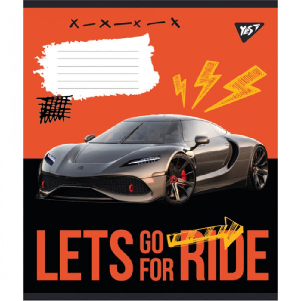 Зошит Yes А5 Lets go for ride 48 аркушів, лінія (766735)