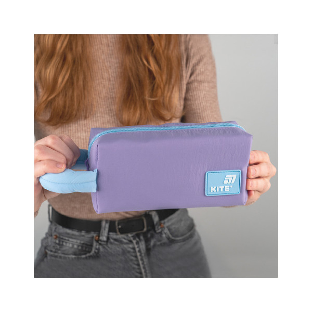Пенал Kite 2703-3 фіолетово-блакитний (K25-2703-3)