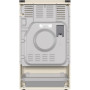 Плита Gorenje комбінована, 70л, 50x60см, дисплей, газ-контроль, чавун, слонової кістки