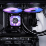 Система рідинного оxолодження SilverStone Icegem 240P-ARGB, LGA2066, 2011, 1366, 115x, 1366, TRX4TR4, AM4, AM3, AM3+, AM2, AM2+, FM1, FM2, TDP280W, чорний