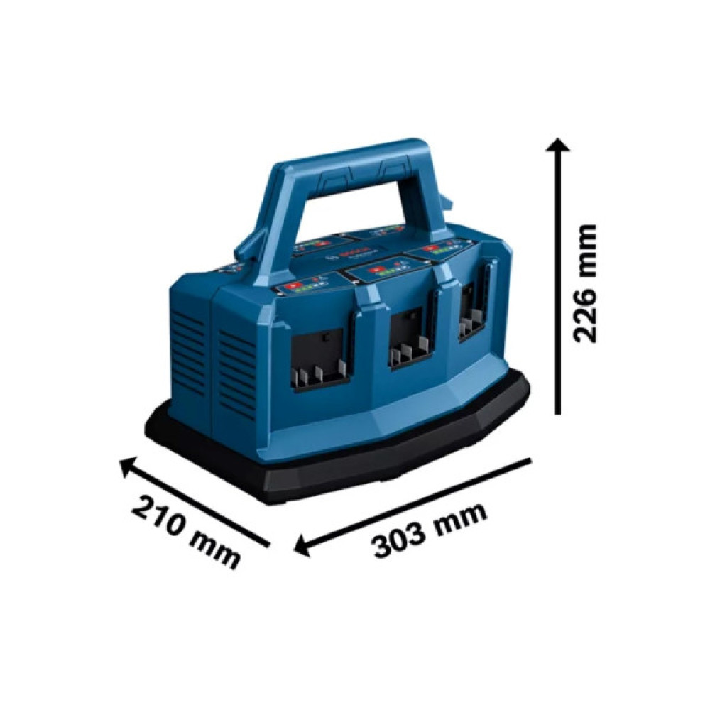 Зарядний пристрій Bosch Professional GAL 18V6-80, 14.4/18В, 1.8кг