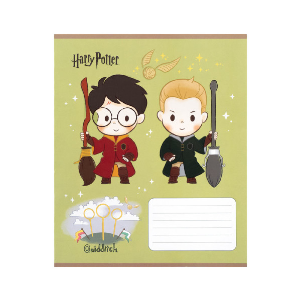 Зошит Kite Harry Potter, 12 аркушів, коса лінія (HP25-235)
