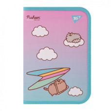 Папка для зошитів Yes пластикова на блискавці Pusheen Stormy В5 (492204)