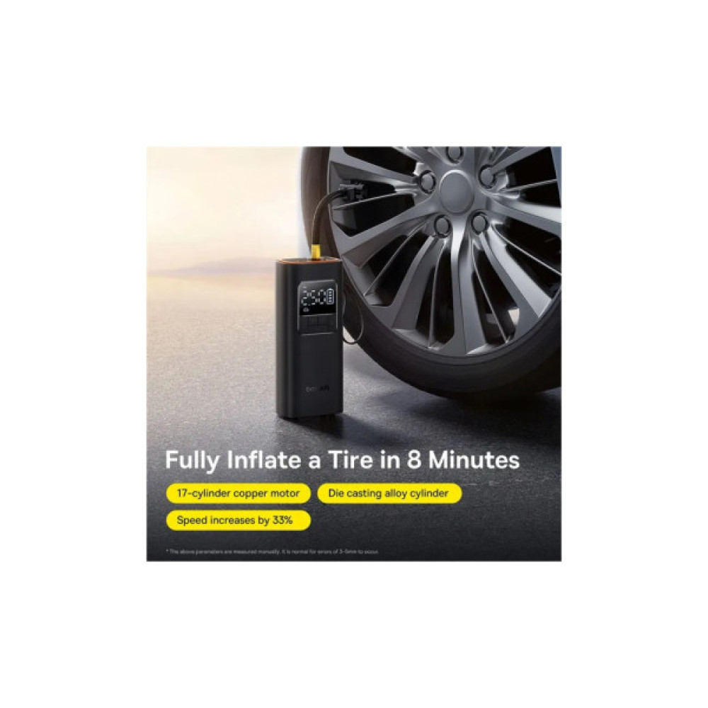Автомобільний компресор Baseus Super Mini Pro Black (C1115930011100)