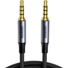 Кабель мультимедійний 3.5mm M to 3.5mm M 1.0m (4pin) AV183 gray Ugreen (10648)