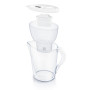 Фільтр-глечик Brita Marella Memo MXPro 2.4л (1.4л очищеної води) з фільтр-картриджем 3шт, білий
