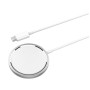 Зарядний пристрій ColorWay MagSafe Charger 15W (White) (CW-CHW27Q-WT) Зарядний пристрій ColorWay MagSafe Charger 15W (White) (CW-CHW27Q-WT)