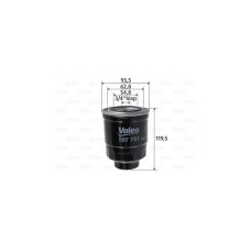 Фільтр паливний Valeo 587751