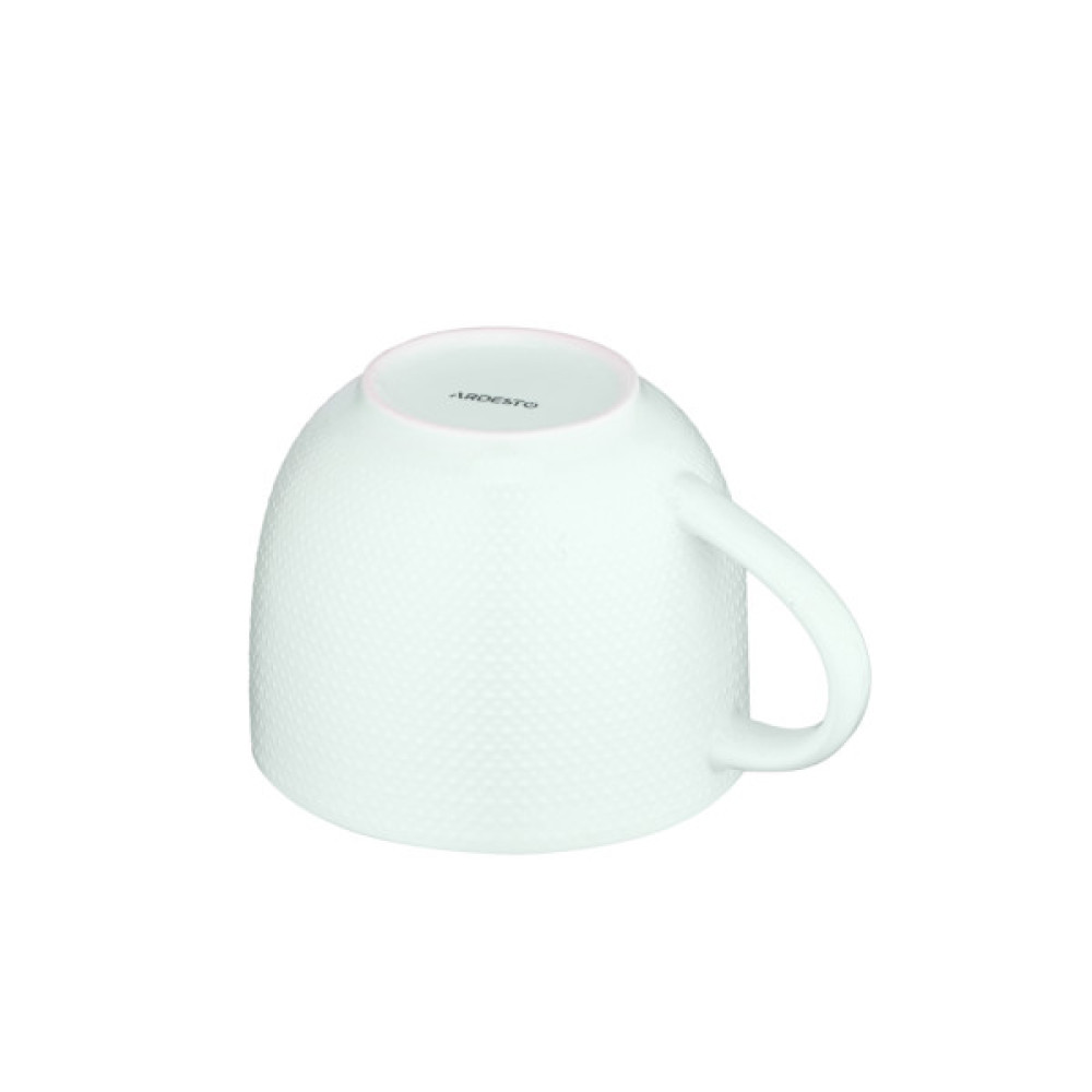 Чашка Ardesto Fresh, 550мл, порцеляна, зелений світлий (AR3044LG)