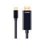 Кабель мультимедійний miniDisplayPort M to HDMI M 1.5m MD101 4K black Ugreen (20848) Кабель мультимедійний miniDisplayPort M to HDMI M 1.5m MD101 4K black Ugreen (20848)