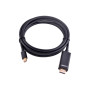 Кабель мультимедійний miniDisplayPort M to HDMI M 1.5m MD101 4K black Ugreen (20848) Кабель мультимедійний miniDisplayPort M to HDMI M 1.5m MD101 4K black Ugreen (20848)