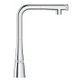 Змішувач для кухні Grohe Scala Smart Control, довж.виливу - 318мм, поворотний/витяжний, кнопка/обертова рукоять, хром