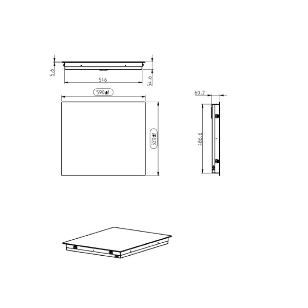 Варочна поверхня Elica RATIO 604 PLUS BL