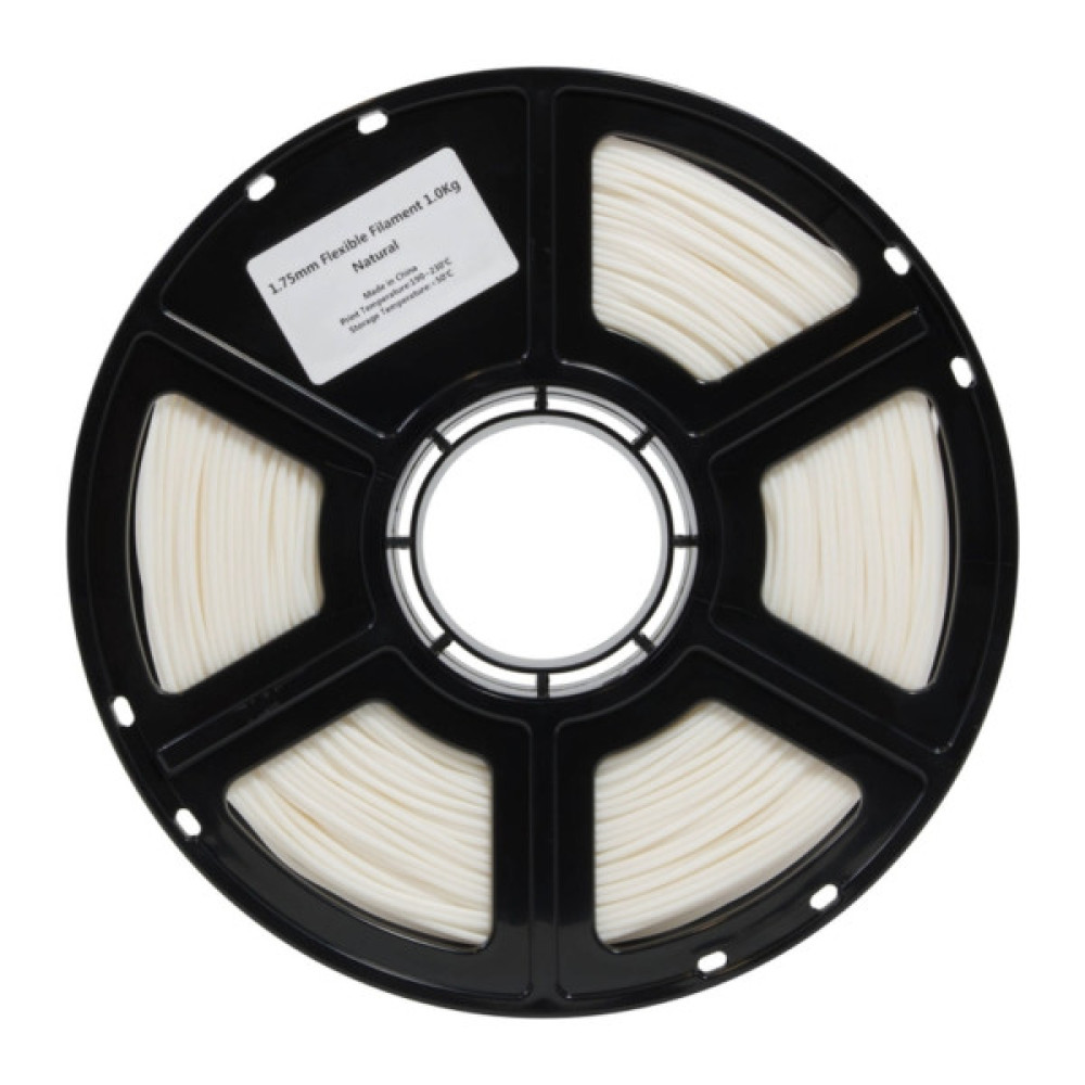 Пластик для 3D-принтера Flashforge FLEXIBLE 85A 1,75mm 1kg Natural (FLT1)