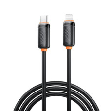 Дата кабель USB-C to Lightning 1.0m 27W black XO (XO-CB-300CL-BK)
