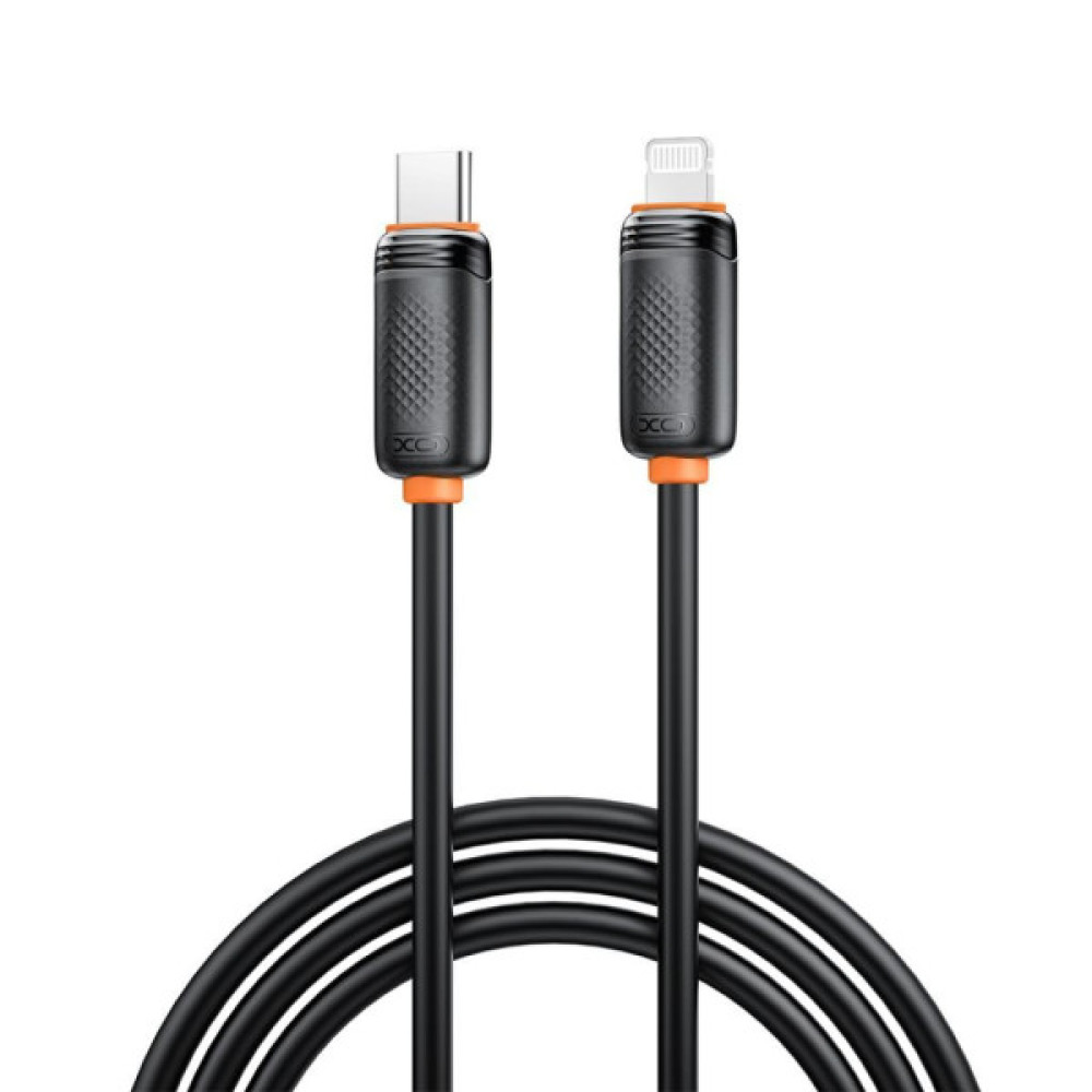 Дата кабель USB-C to Lightning 1.0m 27W black XO (XO-CB-300CL-BK)