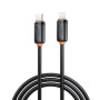 Дата кабель USB-C to Lightning 1.0m 27W black XO (XO-CB-300CL-BK)