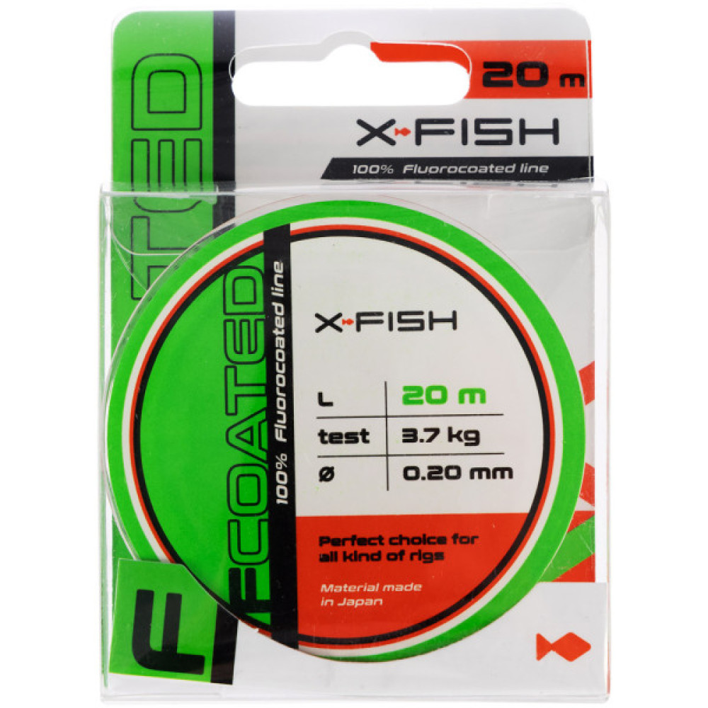 Флюорокарбон X-Fish FCoated 20m 0.20mm 3.7kg (1917.01.43)