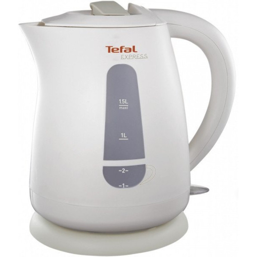 Електрочайник Tefal Express 1.5л, пластик, білий