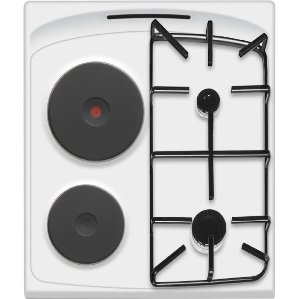 Плита Hansa з комбі. вар. поверхнею, 50х60см, 62л, емаль, газ контр., білий