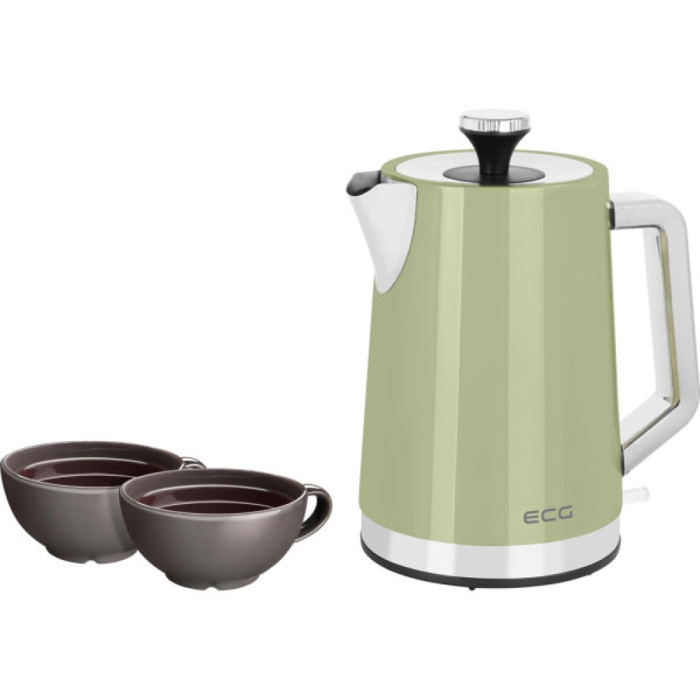Електрочайник ECG RK 1766 Vintage Olive