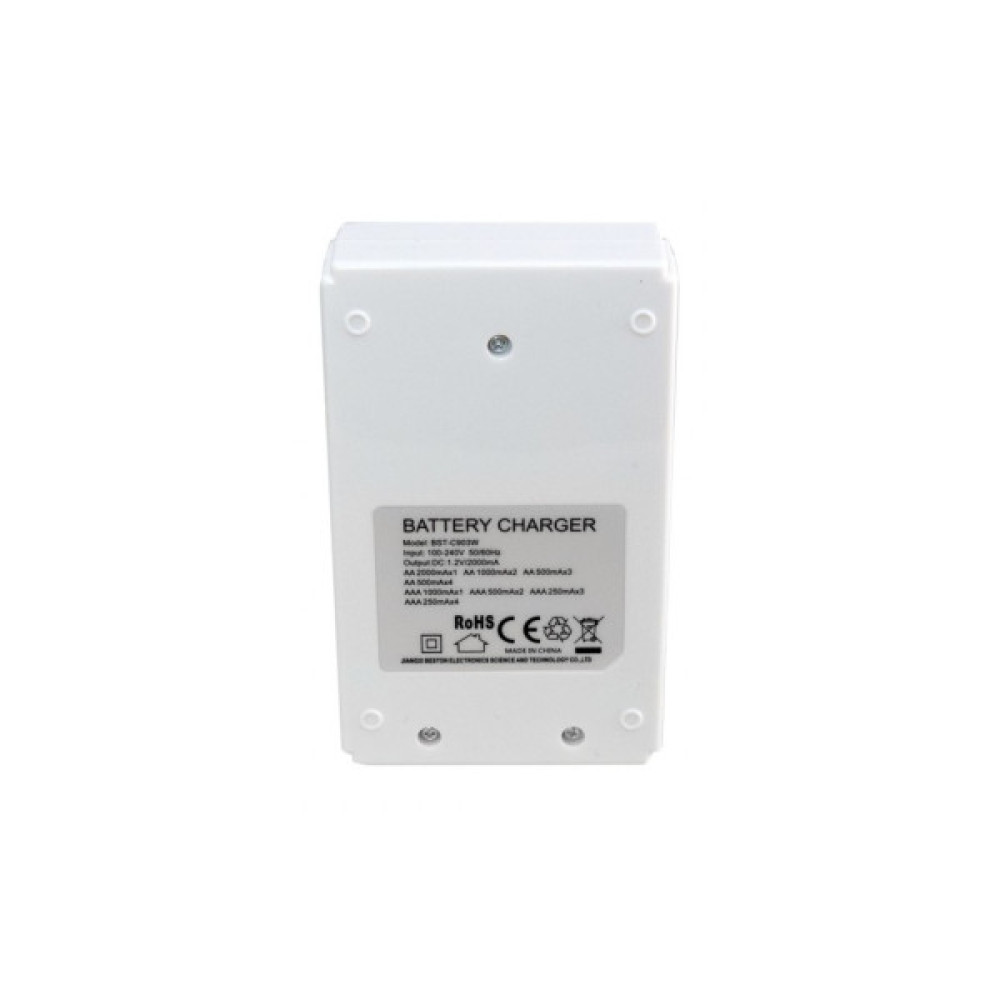 Зарядний пристрій для акумуляторів Beston BST-C903W 4slots for AA/AAA, Ni-MH/Ni-CD (AAB1850)