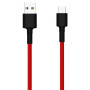 Дата кабель USB 2.0 AM to USB-C 1.0m Braide red Xiaomi (435419)
