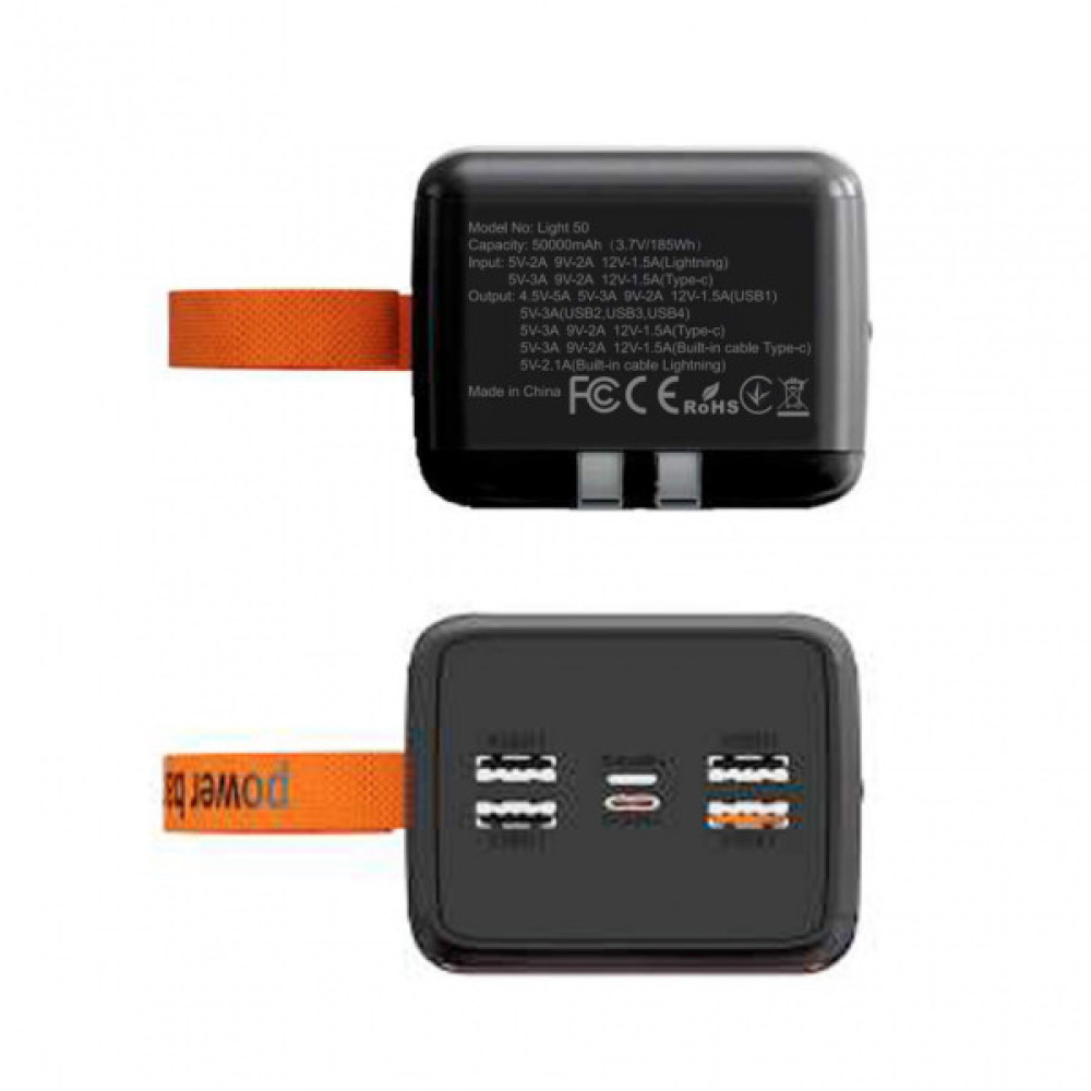 Батарея універсальна Aspiring Light 50 50000mAh PD/22.5W (PB-L50)