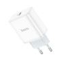 Зарядний пристрій HOCO C104A Stage USB-C PD20W White (6931474782892) Зарядний пристрій HOCO C104A Stage USB-C PD20W White (6931474782892)
