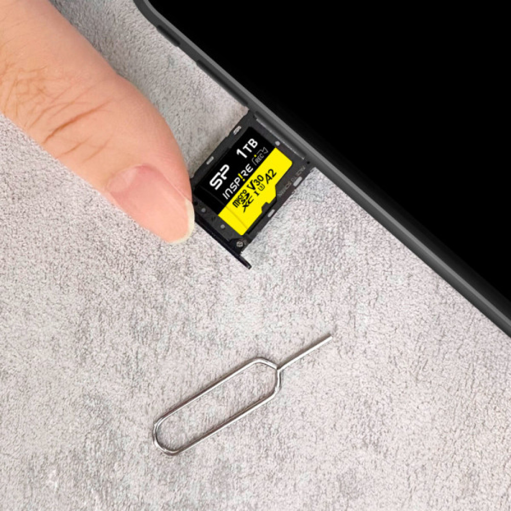 Карта пам'яті Silicon Power 256GB microSDXC class 10 UHS-I U3 V30 A1 Inspire (SP256GBSTXLA2V1NSP)