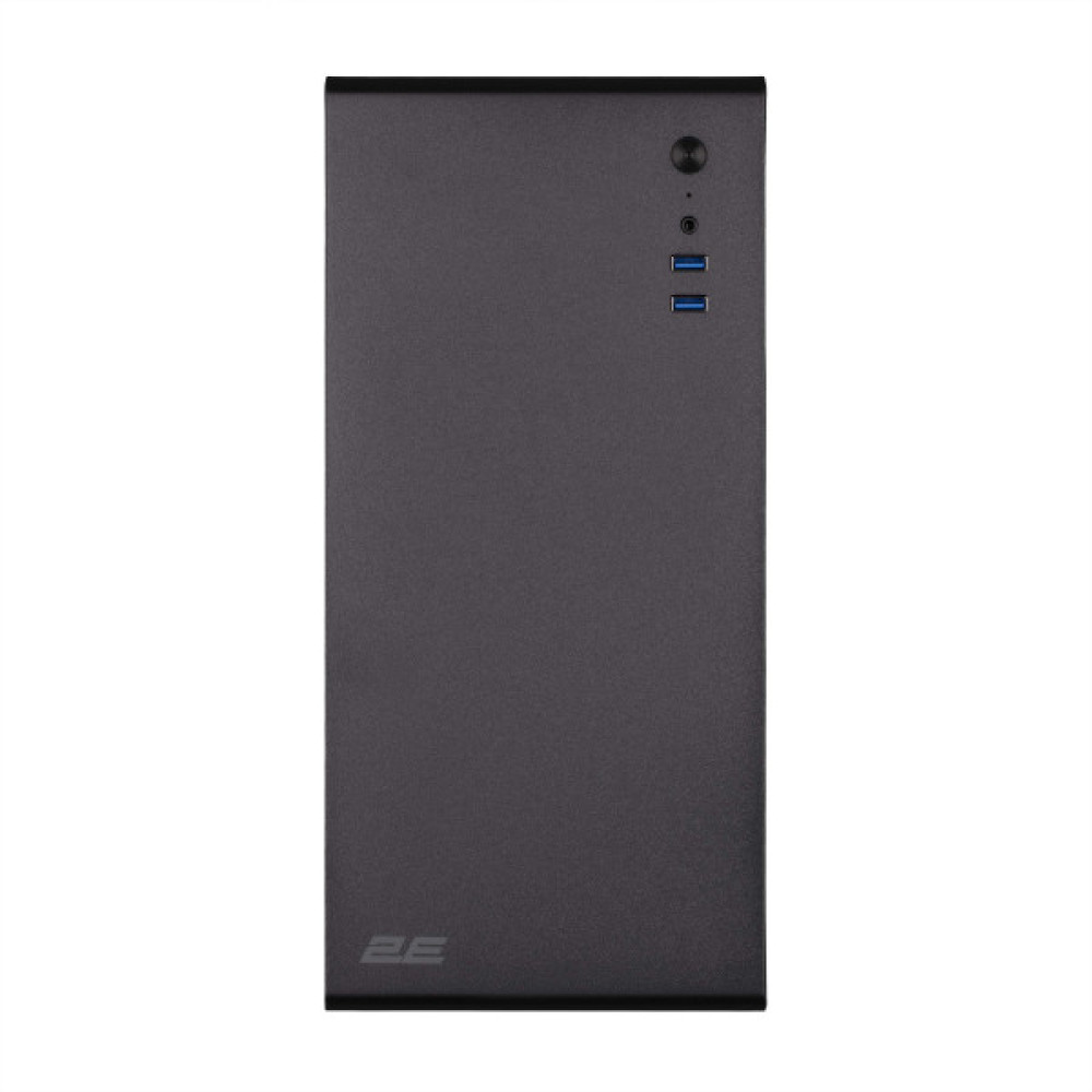 Корпус 2E Credo V200B без БЖ, 2xUSB3.0, 1x80мм, VGA 250мм, mATX, чорний