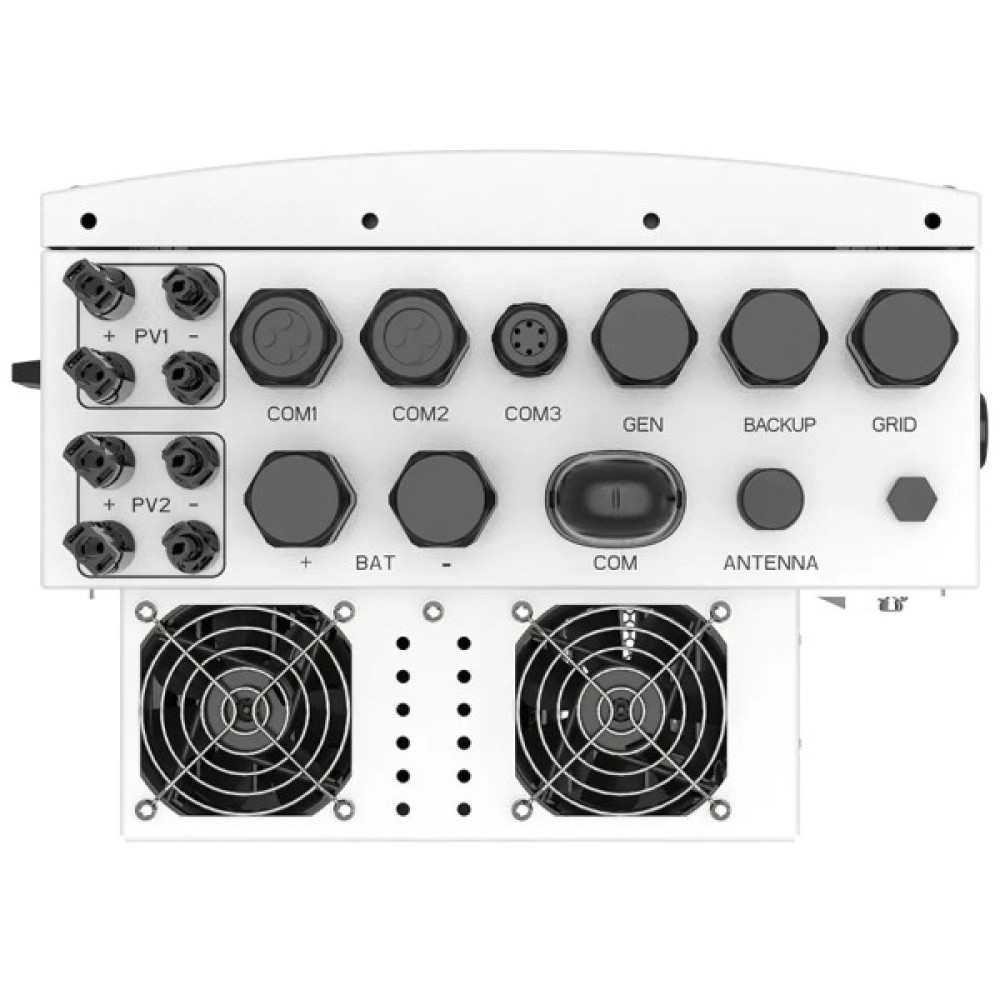 Гібридний інвертор однофазний Solis S6 5кВт, 2xMPPT, DC, для LV Batteries