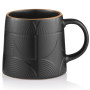 Чашка Ardesto Dafne, 420мл, кераміка, чорний (AR3067BK)