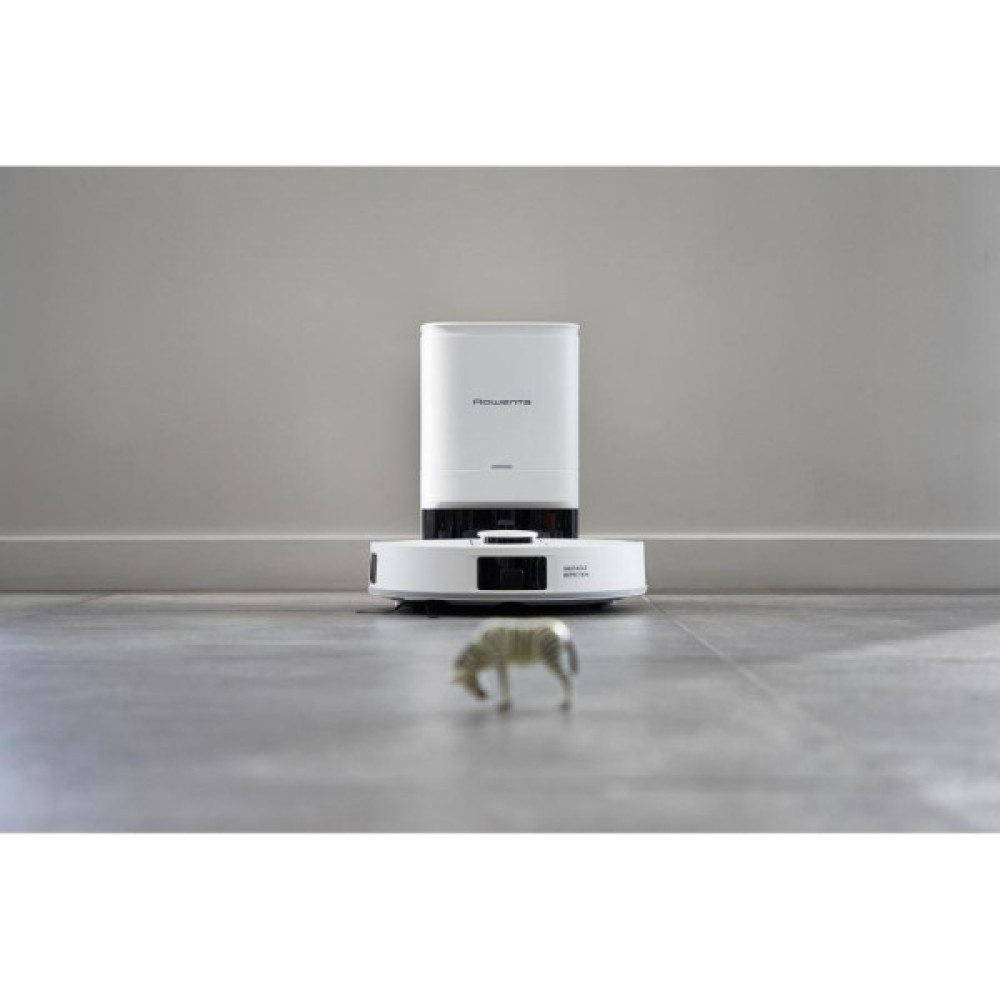 Робот-пилосос Rowenta миючий X-Plorer Serie 140+ Total Care, 5000ПаВт, h=9.5см, 0.29л, конт пил -0.28л, вода - вологе прибирання, автон. робота до 120хв, самоочистка, білий