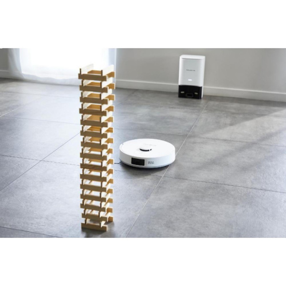 Робот-пилосос Rowenta миючий X-Plorer Serie 140+ Total Care, 5000ПаВт, h=9.5см, 0.29л, конт пил -0.28л, вода - вологе прибирання, автон. робота до 120хв, самоочистка, білий