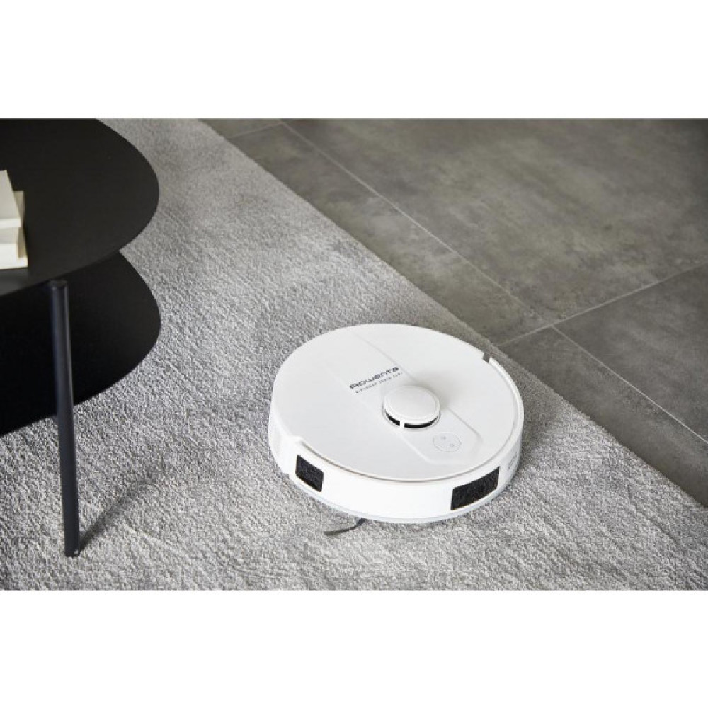 Робот-пилосос Rowenta миючий X-Plorer Serie 140+ Total Care, 5000ПаВт, h=9.5см, 0.29л, конт пил -0.28л, вода - вологе прибирання, автон. робота до 120хв, самоочистка, білий