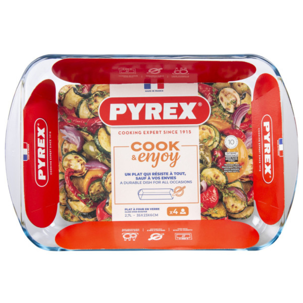 Форма для випікання Pyrex Essentials прямокутна 35 x 23 x 6 см 2.7 л (234B000/7646)