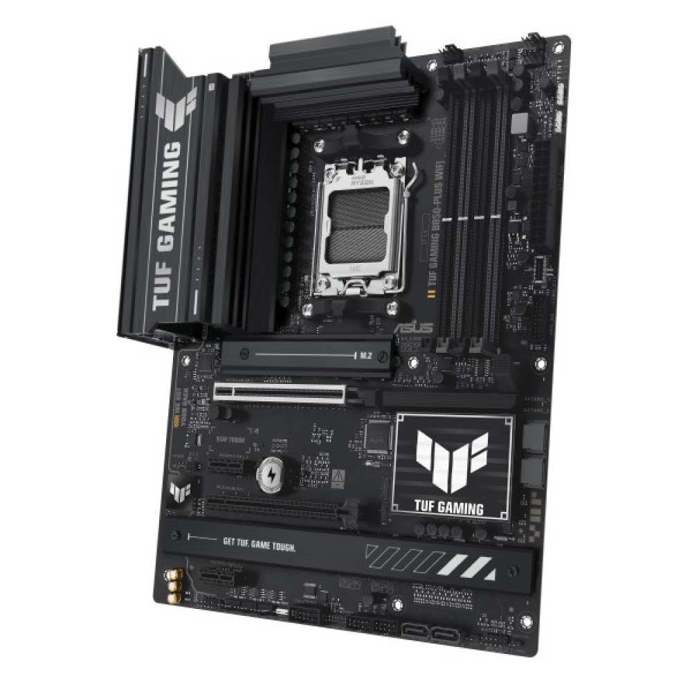 Материнcька плата ASUS TUF GAMING B850-PLUS WIFI sAM5 B850 4xDDR5 M.2 HDMI DP Wi-Fi BT ATX