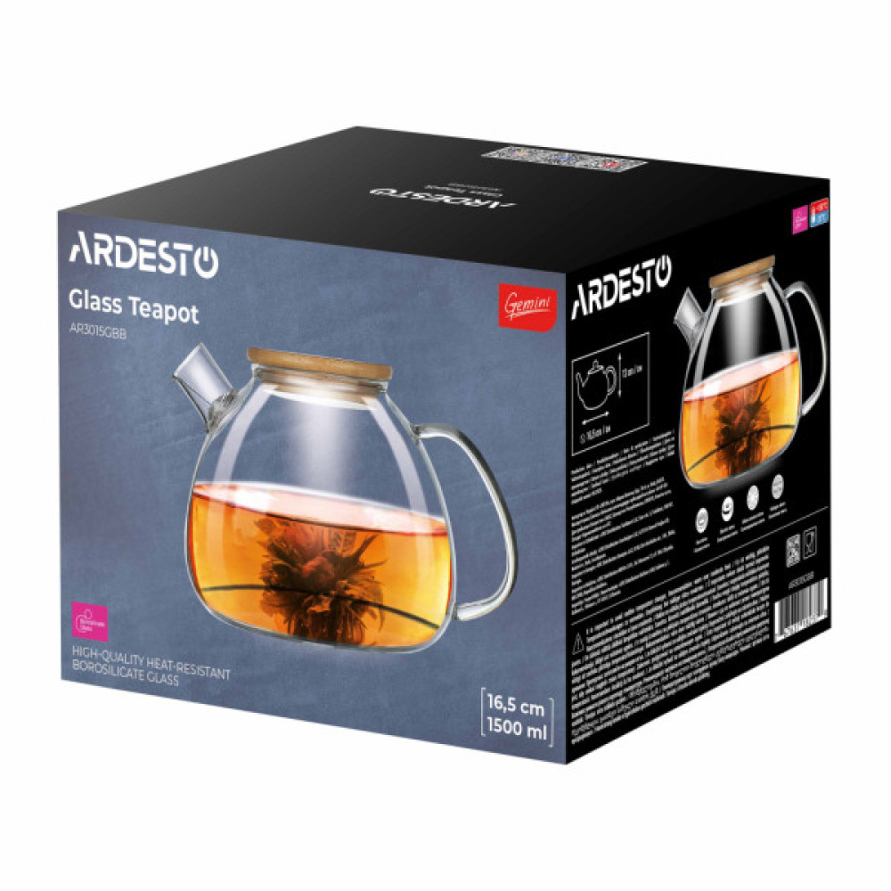 Заварник ARDESTO Gemini Bubble 1500 мл (AR3015GBB)