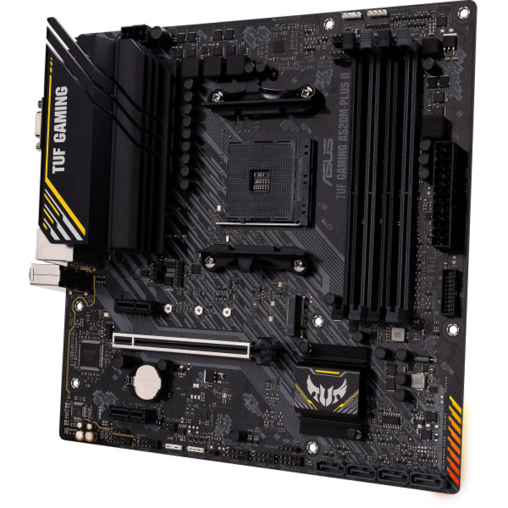 Материнcька плата ASUS TUF GAMING A520M-PLUS II sAM4 A520 4xDDR4 HDMI DVI D-Sub mATX