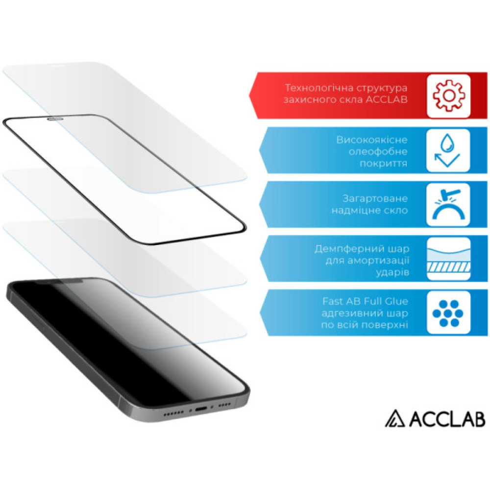 Скло захисне ACCLAB Full Glue MOTO EDGE 30 Neo Black (1283126546679)