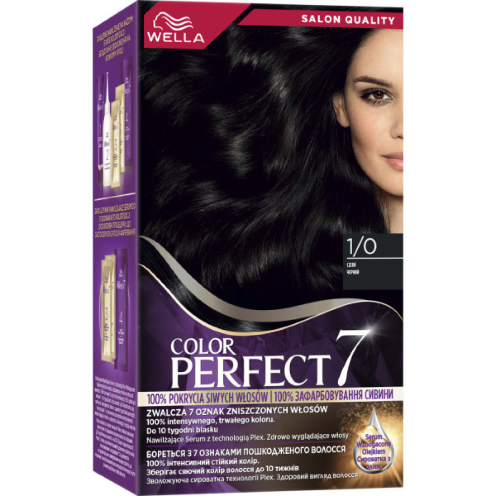 Фарба для волосся Wella Color Perfect 1/0 Чорний (4064666598253)