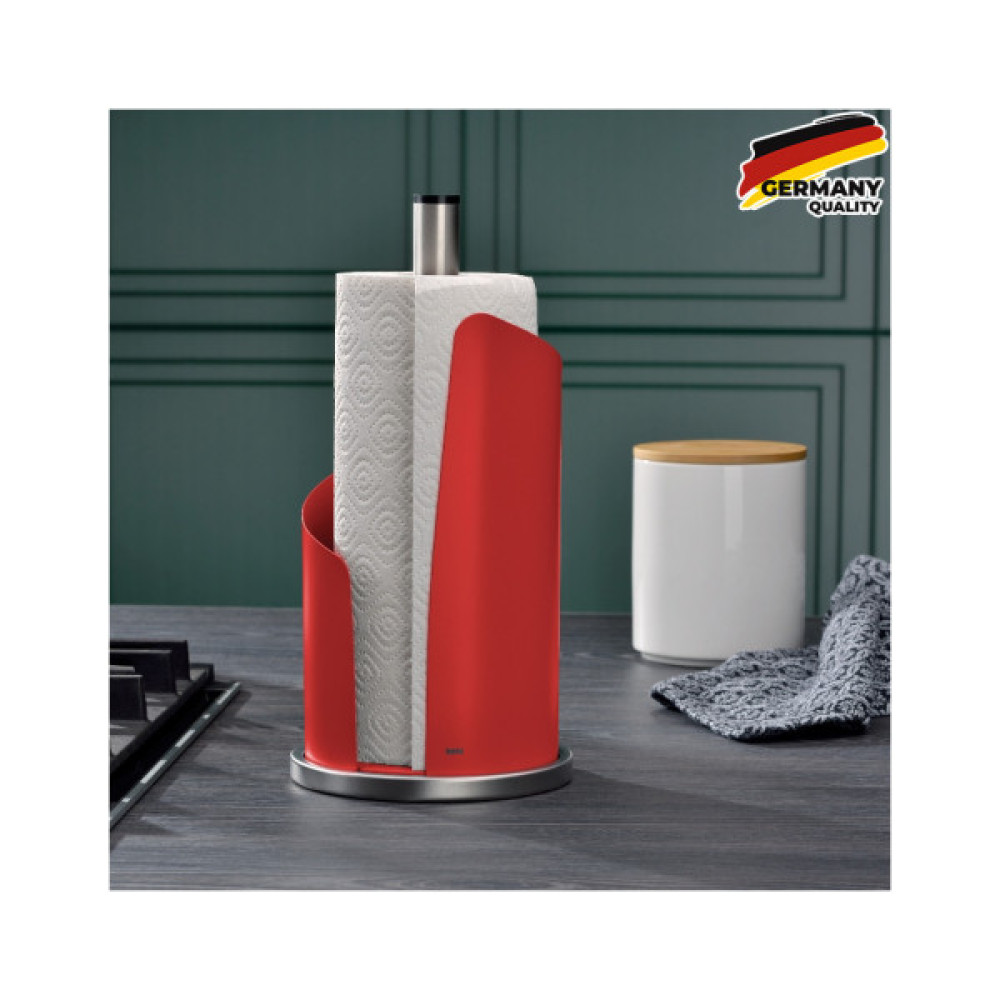 Тримач паперових рушників Kela Stella 15 х 32 см червоний (11241)