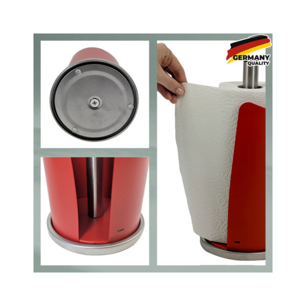 Тримач паперових рушників Kela Stella 15 х 32 см червоний (11241)